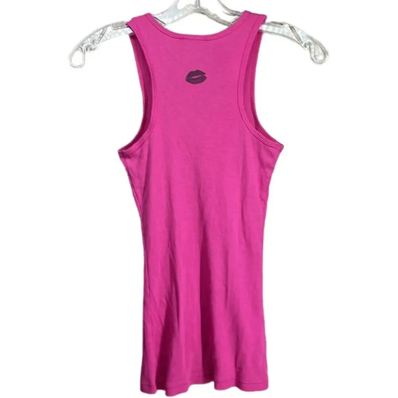 Victoria's Secret Hot Pink One Size Fits All "Sexy Little Thing" Scoop Neck Tank - Picture 2 of 6